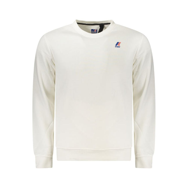 K-WAY White Cotton Men Sweater K-WAY