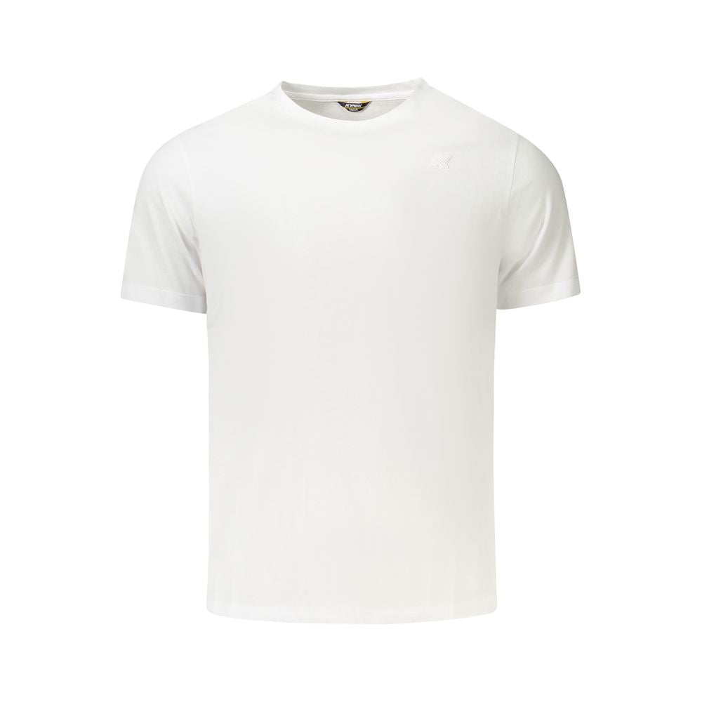K-WAY White Cotton Men T-Shirt K-WAY