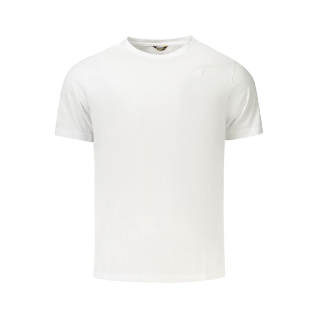 K-WAY White Cotton Men T-Shirt K-WAY