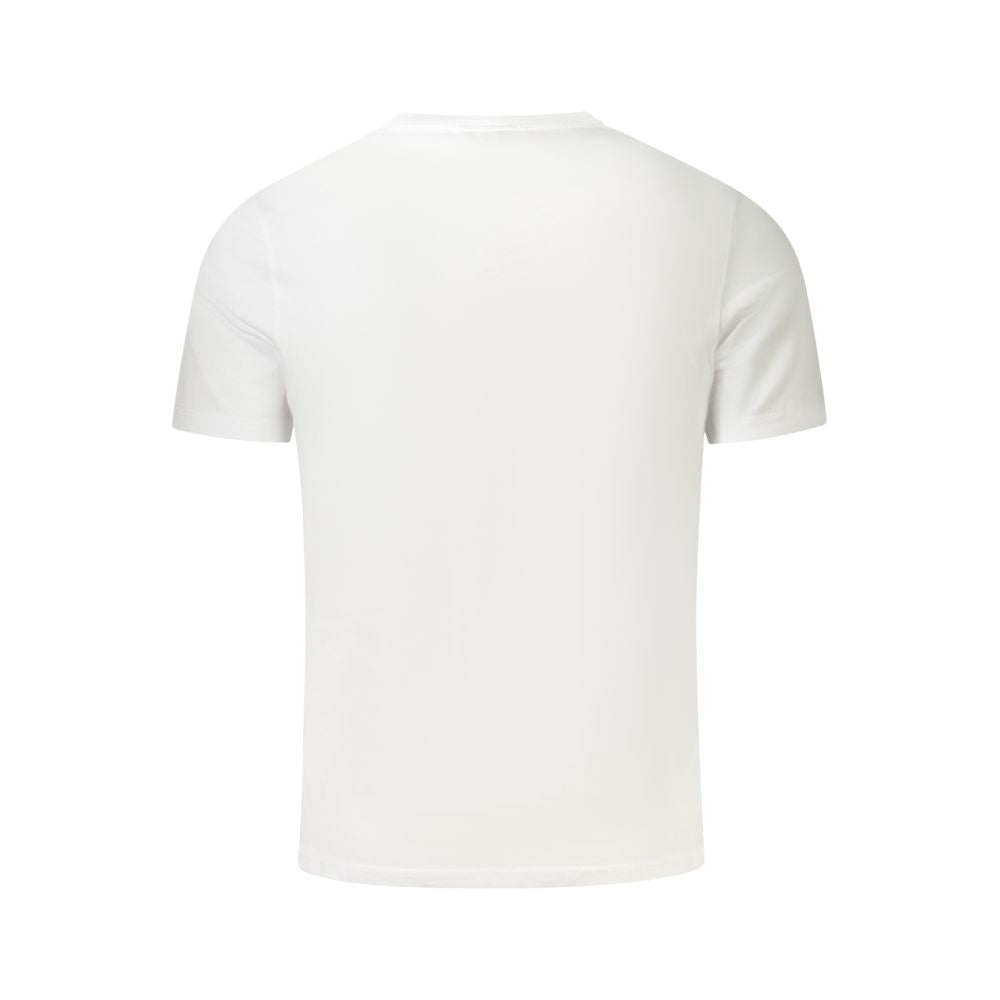 K-WAY White Cotton Men T-Shirt K-WAY