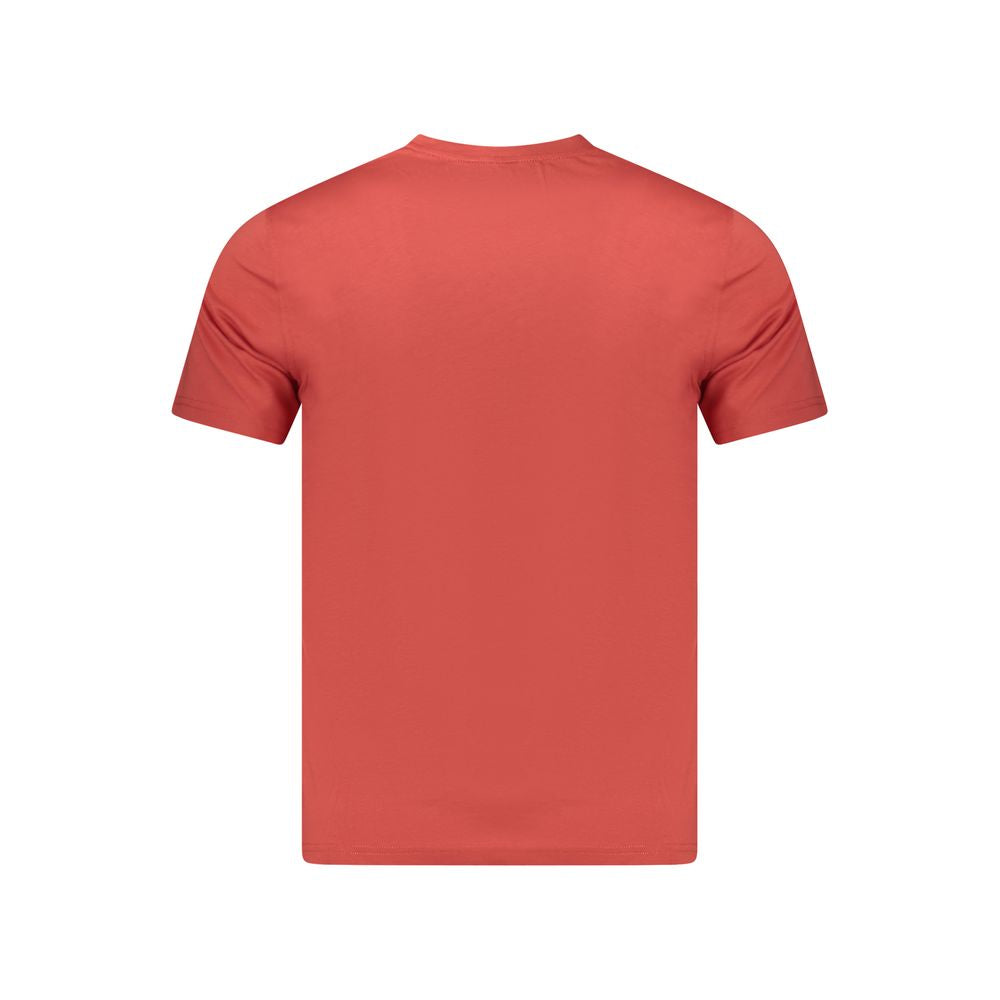 K-WAY Red Cotton Men T-Shirt K-WAY