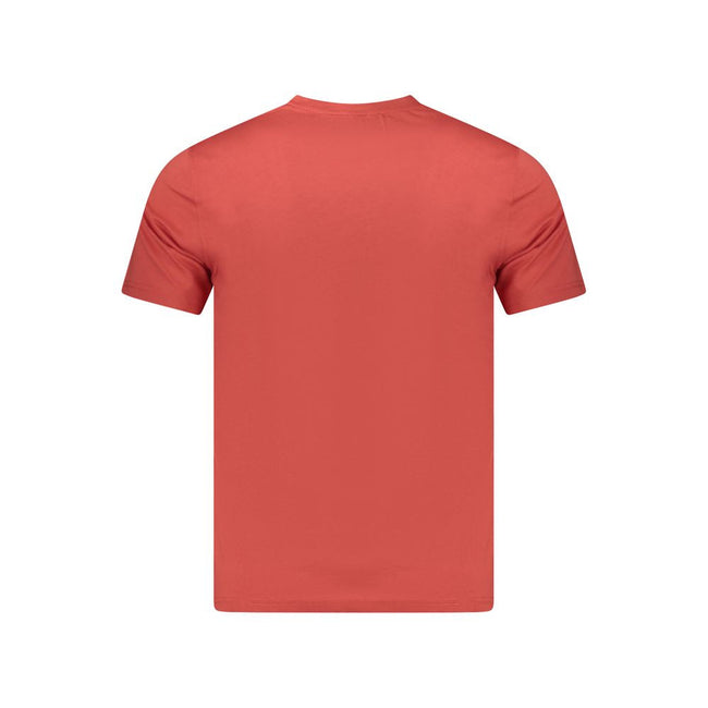 K-WAY Red Cotton Men T-Shirt K-WAY
