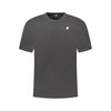 K-WAY Black Cotton Men T-Shirt K-WAY