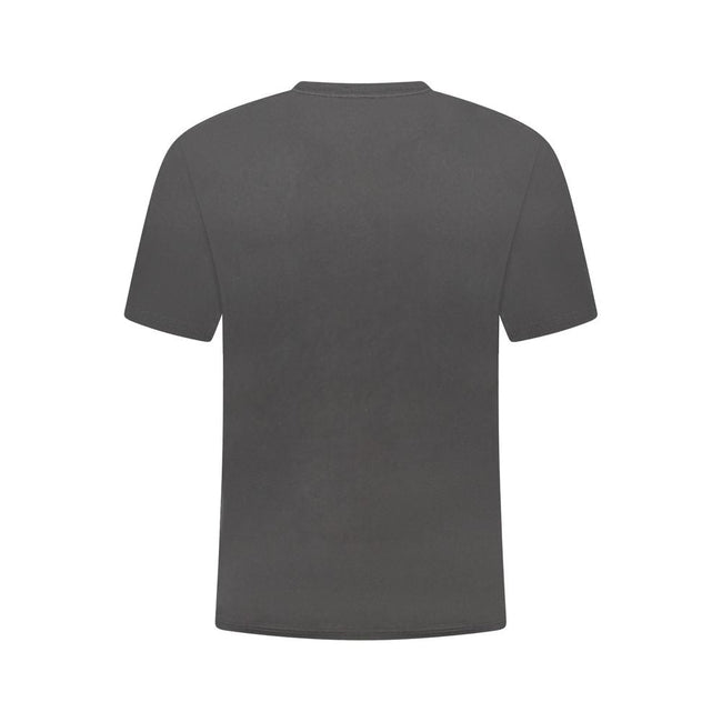 K-WAY Black Cotton Men T-Shirt K-WAY