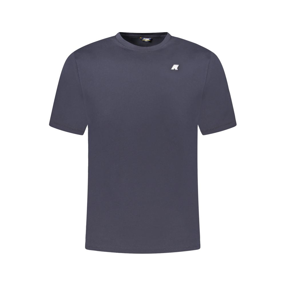 K-WAY Blue Cotton Men T-Shirt K-WAY