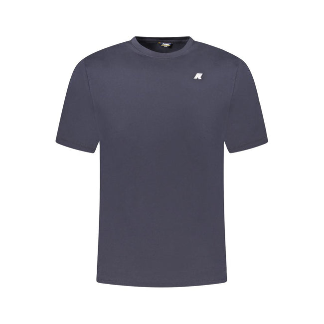 K-WAY Blue Cotton Men T-Shirt K-WAY