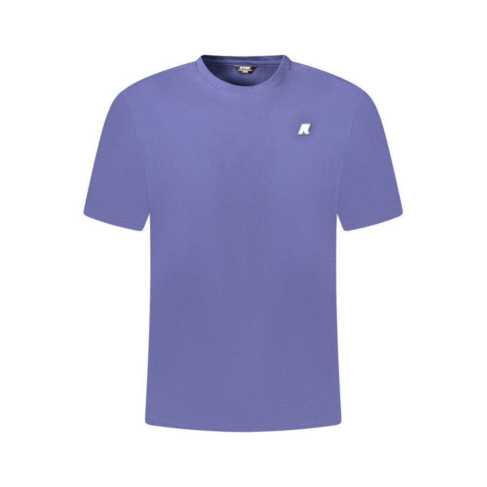 K-WAY Blue Cotton Men T-Shirt K-WAY