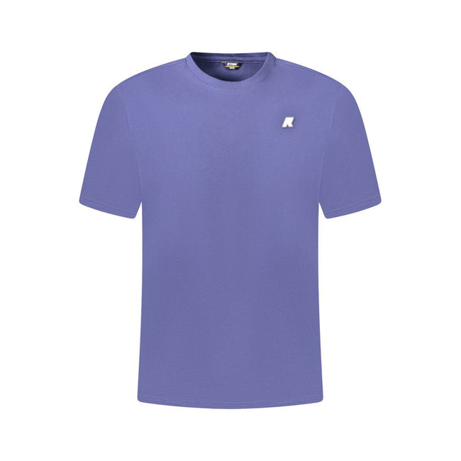K-WAY Blue Cotton Men T-Shirt K-WAY