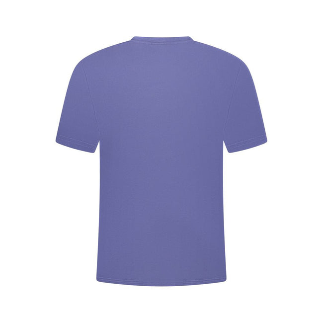 K-WAY Blue Cotton Men T-Shirt K-WAY