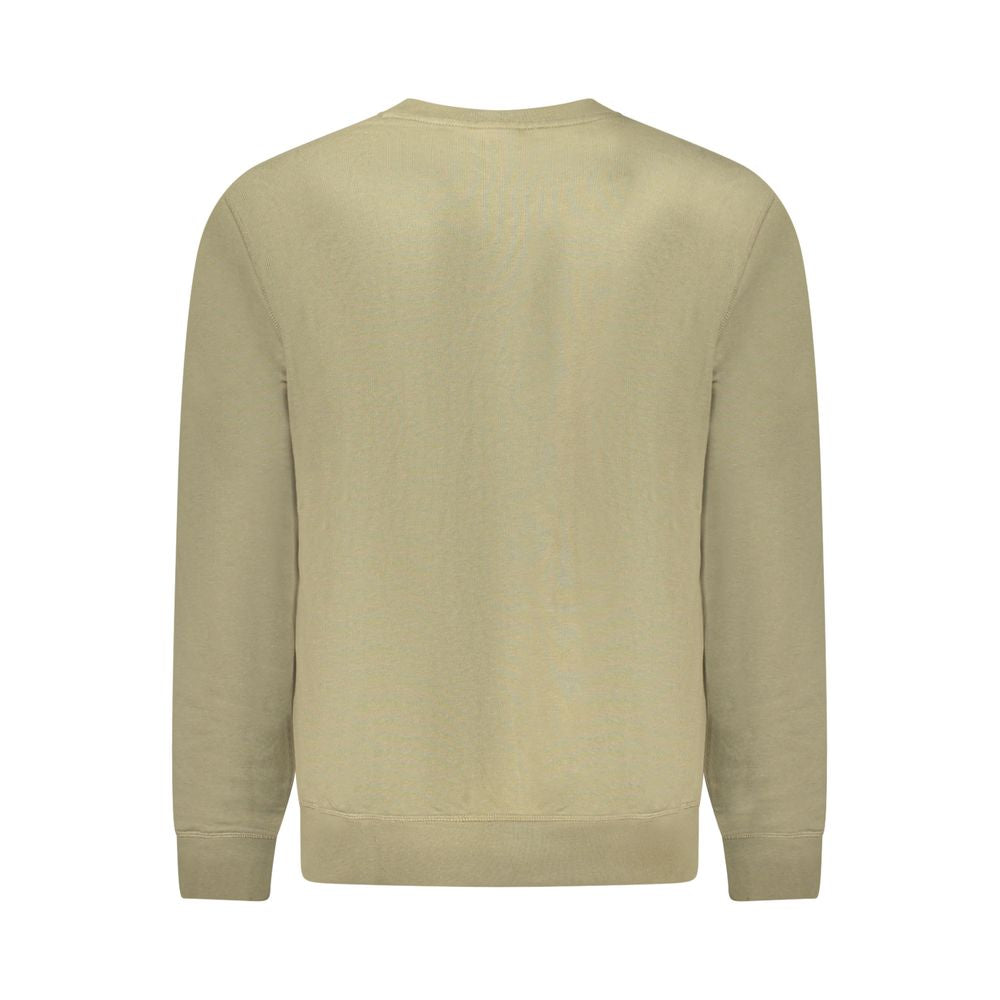 Hugo Boss Green Cotton Men Sweater Hugo Boss