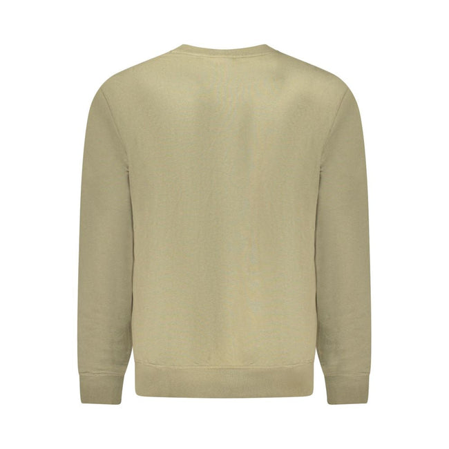 Hugo Boss Green Cotton Men Sweater Hugo Boss