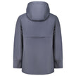 K-WAY Blue Wool Men Trench Coat K-WAY