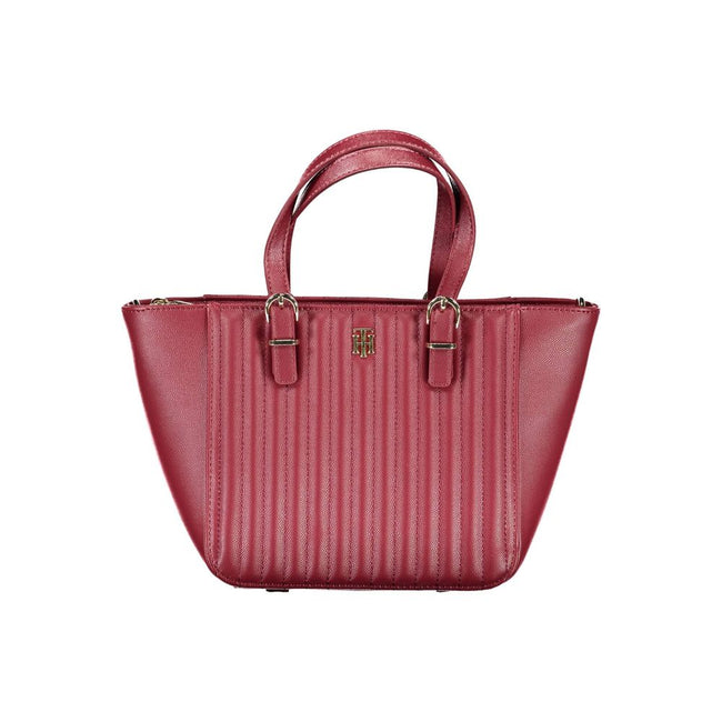 Tommy Hilfiger Red Polyethylene Handbag Tommy Hilfiger