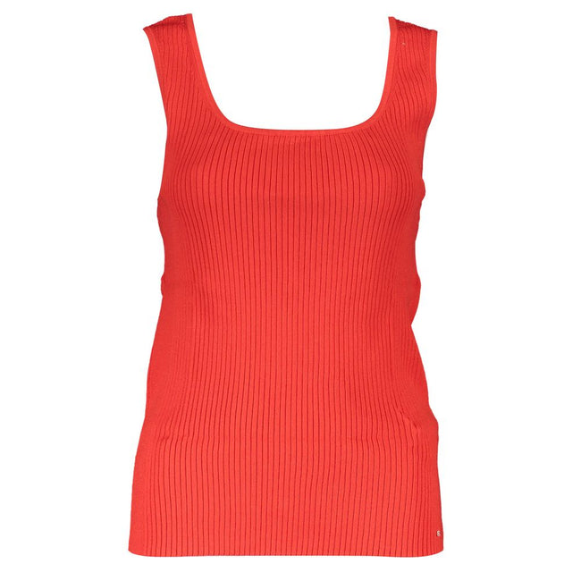 Tommy Hilfiger Red Modal Women Tank Top Tommy Hilfiger