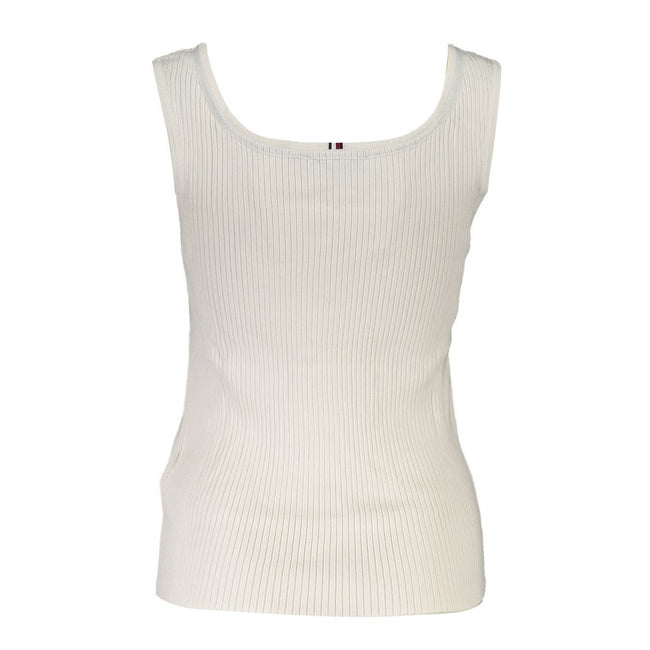 Tommy Hilfiger White Modal Women Top Tommy Hilfiger