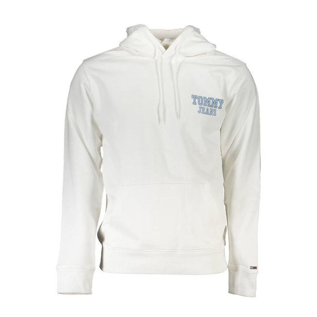 Tommy Hilfiger White Cotton Men Sweater Tommy Hilfiger