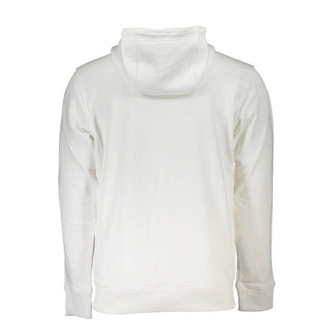 Tommy Hilfiger White Cotton Men Sweater Tommy Hilfiger
