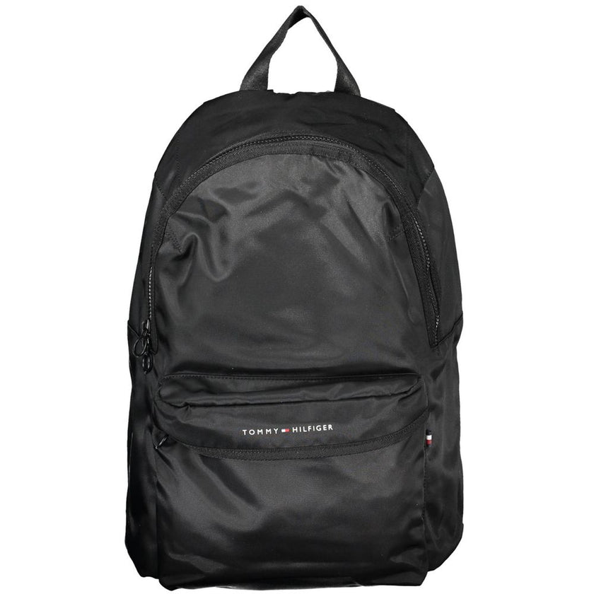 Tommy Hilfiger Nero Polyester Men Backpack Tommy Hilfiger