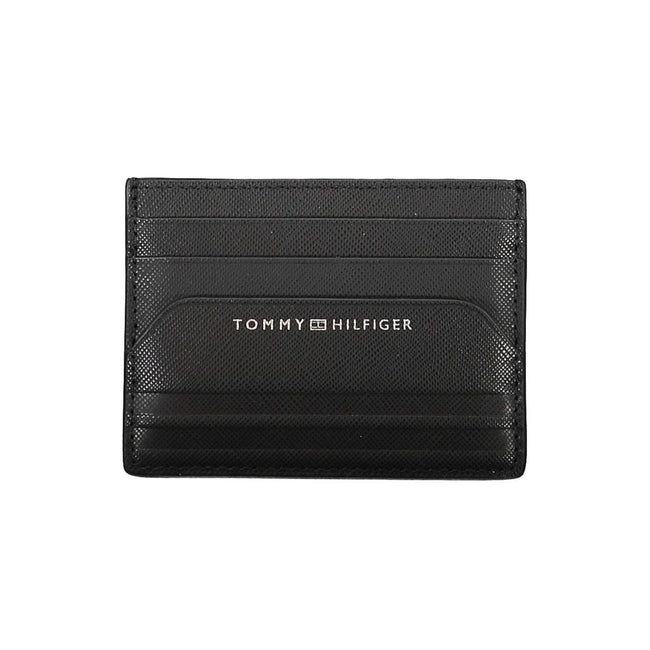 Tommy Hilfiger Black Leather Wallet Tommy Hilfiger