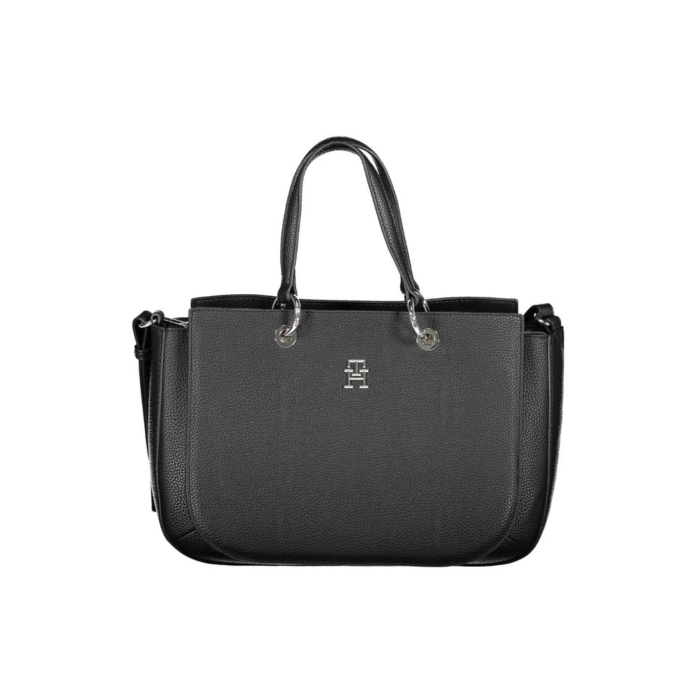 Tommy Hilfiger Black Polyethylene Handbag Tommy Hilfiger