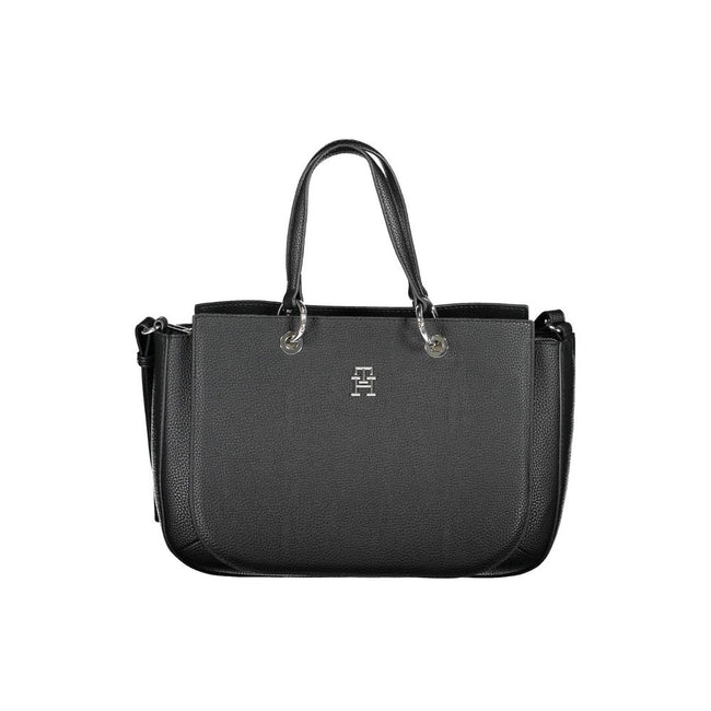 Tommy Hilfiger Black Polyethylene Handbag Tommy Hilfiger