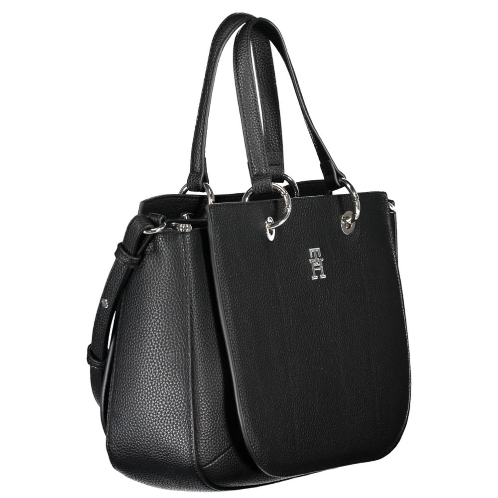 Tommy Hilfiger Black Polyethylene Handbag Tommy Hilfiger