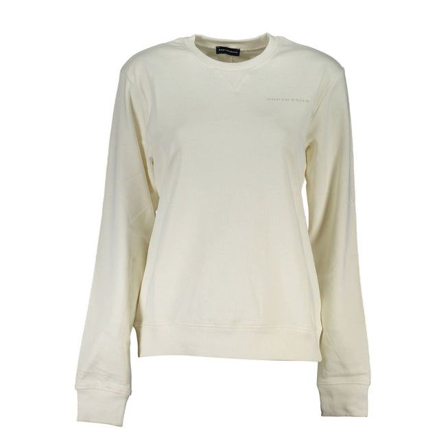 North Sails White Cotton Women Sweater North Sails