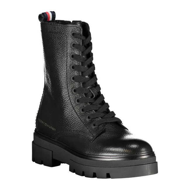Tommy Hilfiger Black Polyester Ankle Tommy Hilfiger