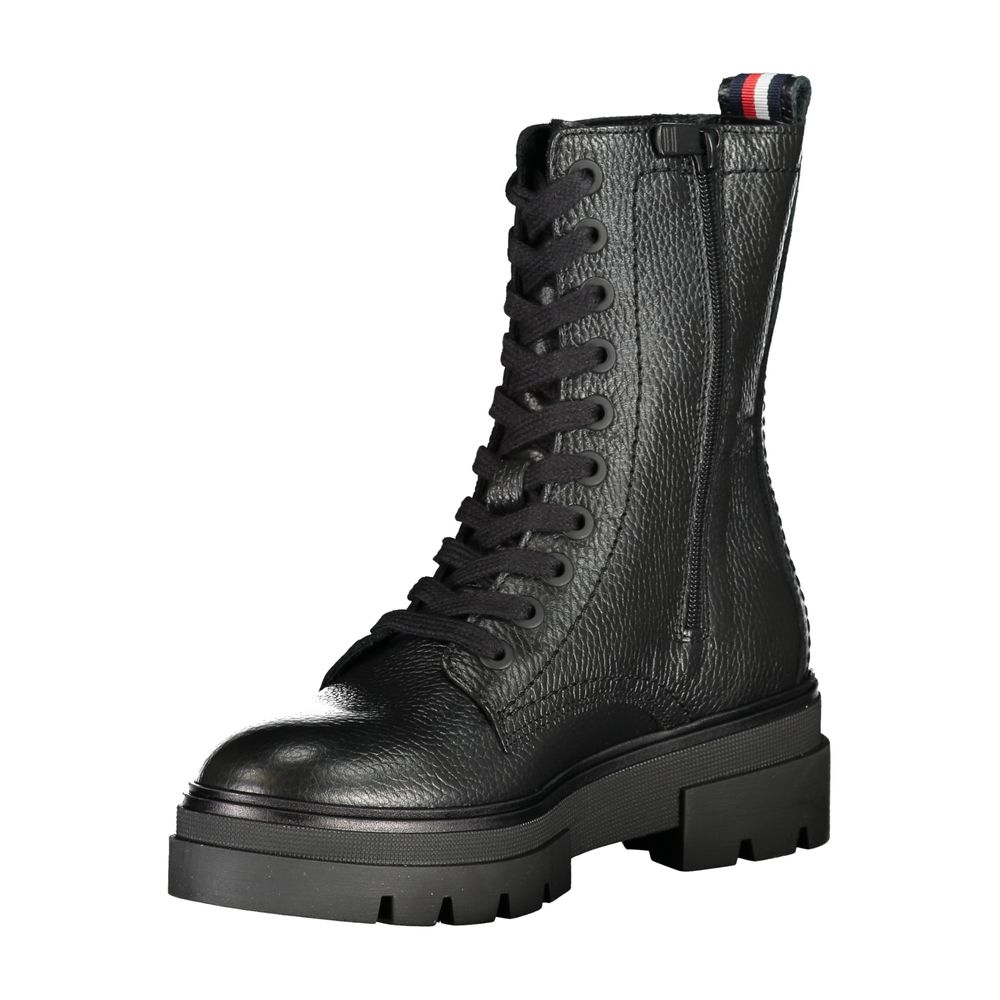 Tommy Hilfiger Black Polyester Ankle Tommy Hilfiger