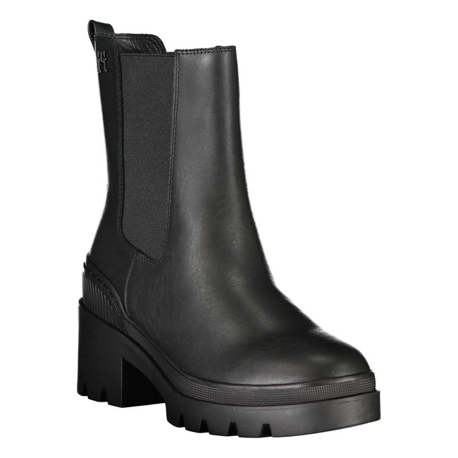 Tommy Hilfiger Black Polyester Ankle Tommy Hilfiger
