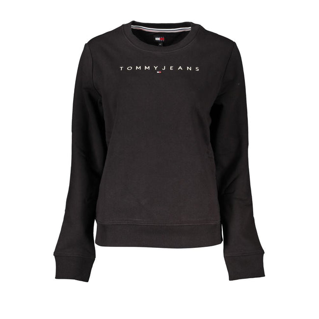 Tommy Hilfiger Black Cotton Women Sweater Tommy Hilfiger