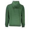 Tommy Hilfiger Green Cotton Men Sweater with Hood Tommy Hilfiger