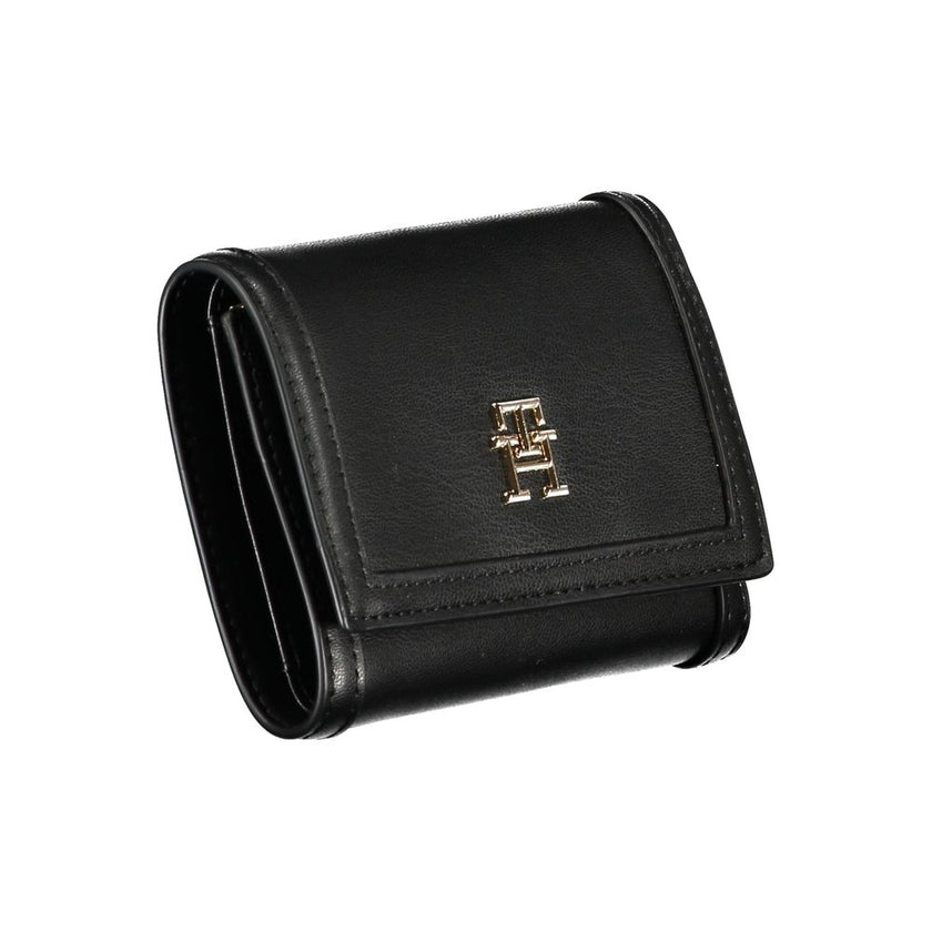 Tommy Hilfiger Nero Poliuretano Women Wallet Tommy Hilfiger