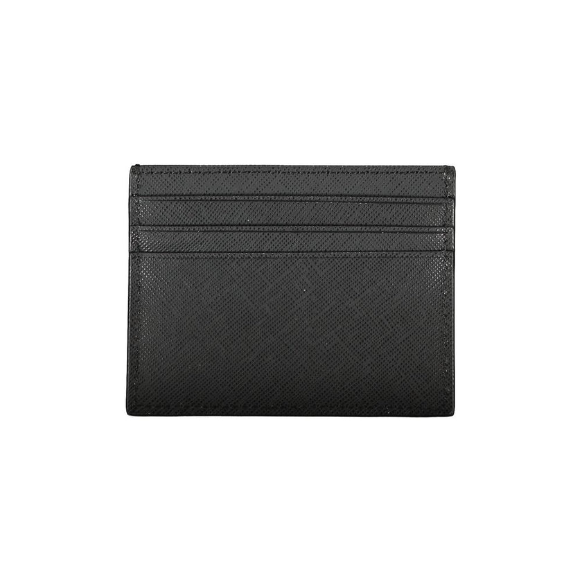 Tommy Hilfiger Black Leather Men Wallet Tommy Hilfiger