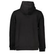 Tommy Hilfiger Black Cotton Men Sweater with Hood Tommy Hilfiger
