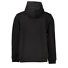 Tommy Hilfiger Black Cotton Men Sweater with Hood Tommy Hilfiger