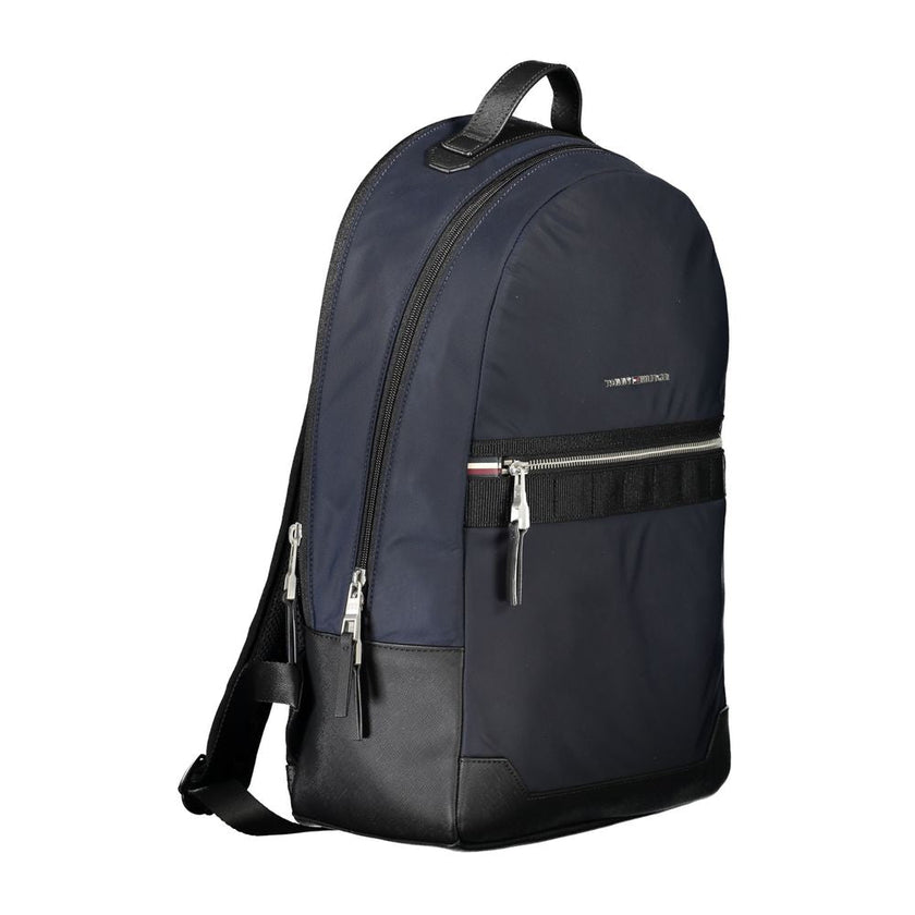 Tommy Hilfiger Blue Polyester Men Backpack Tommy Hilfiger