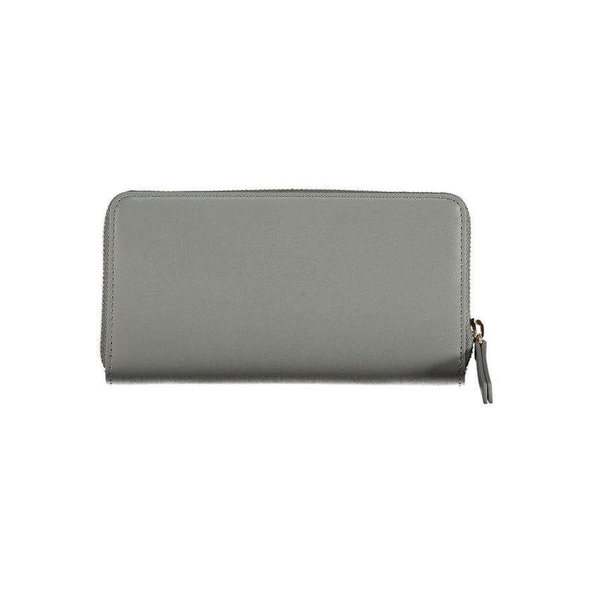 Tommy Hilfiger Grigio Polyurethane Woman Wallet Tommy Hilfiger