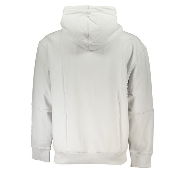 Hugo Boss Gray Cotton Men Sweater Hugo Boss