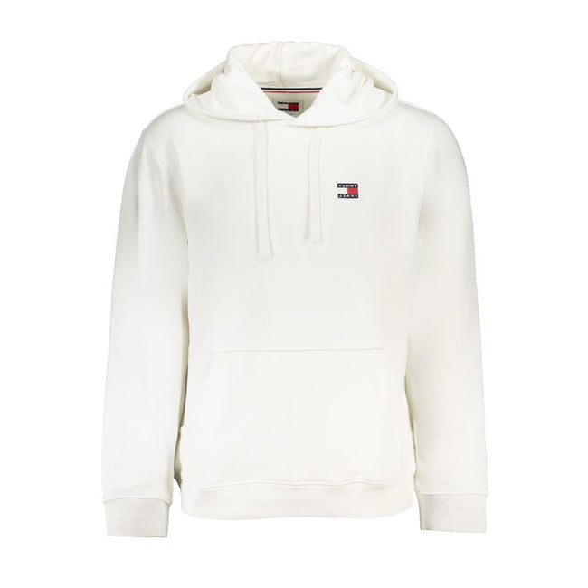 Tommy Hilfiger White Cotton Sweatshirt Tommy Hilfiger