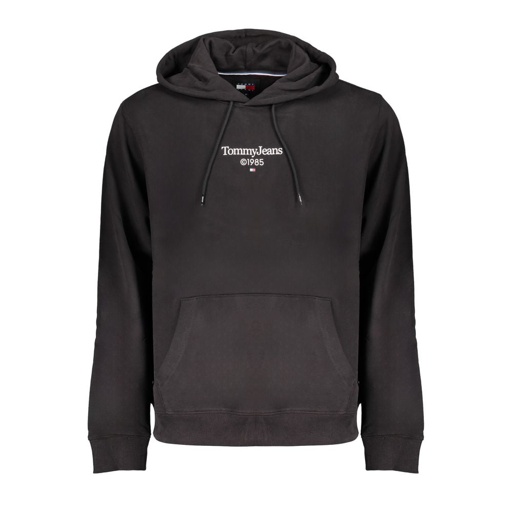 Tommy Hilfiger Black Cotton Men Sweater Tommy Hilfiger