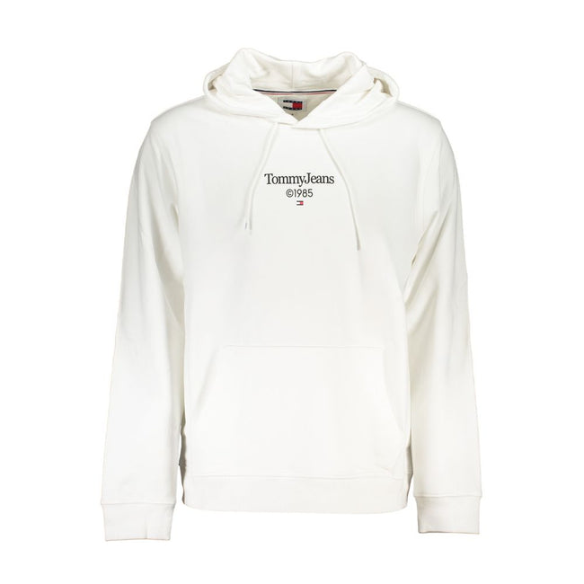 Tommy Hilfiger White Cotton Men Sweater Tommy Hilfiger