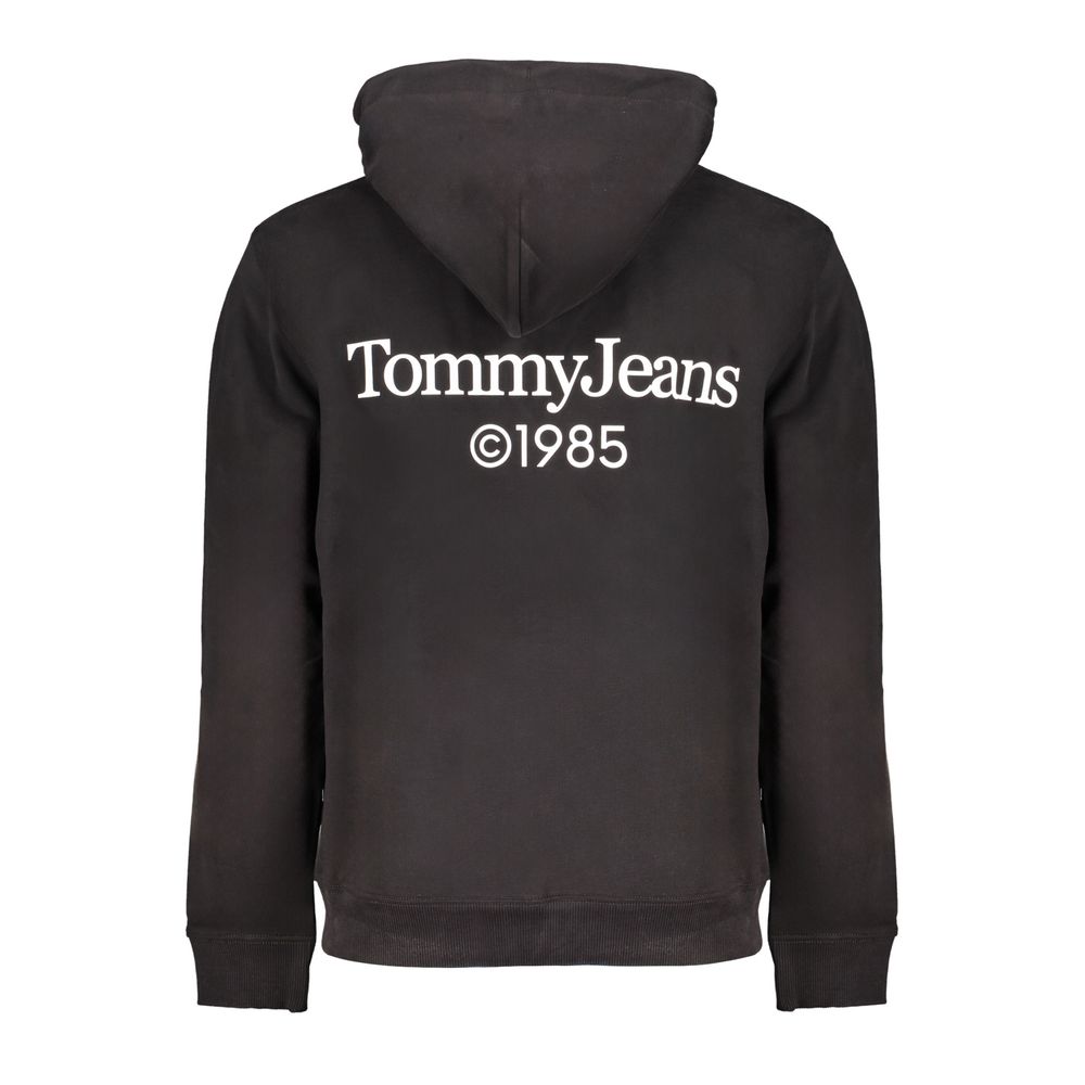 Tommy Hilfiger Black Cotton Men Sweater Tommy Hilfiger