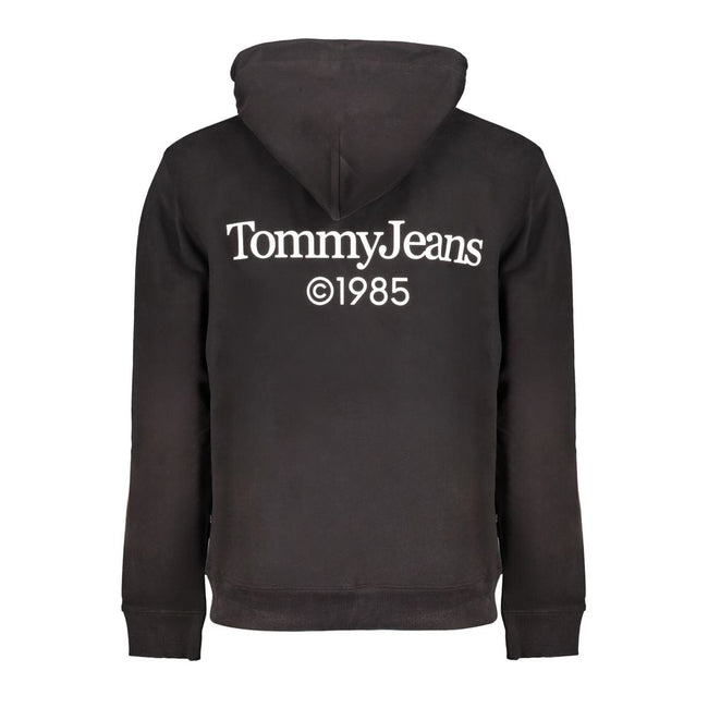 Tommy Hilfiger Black Cotton Men Sweater Tommy Hilfiger