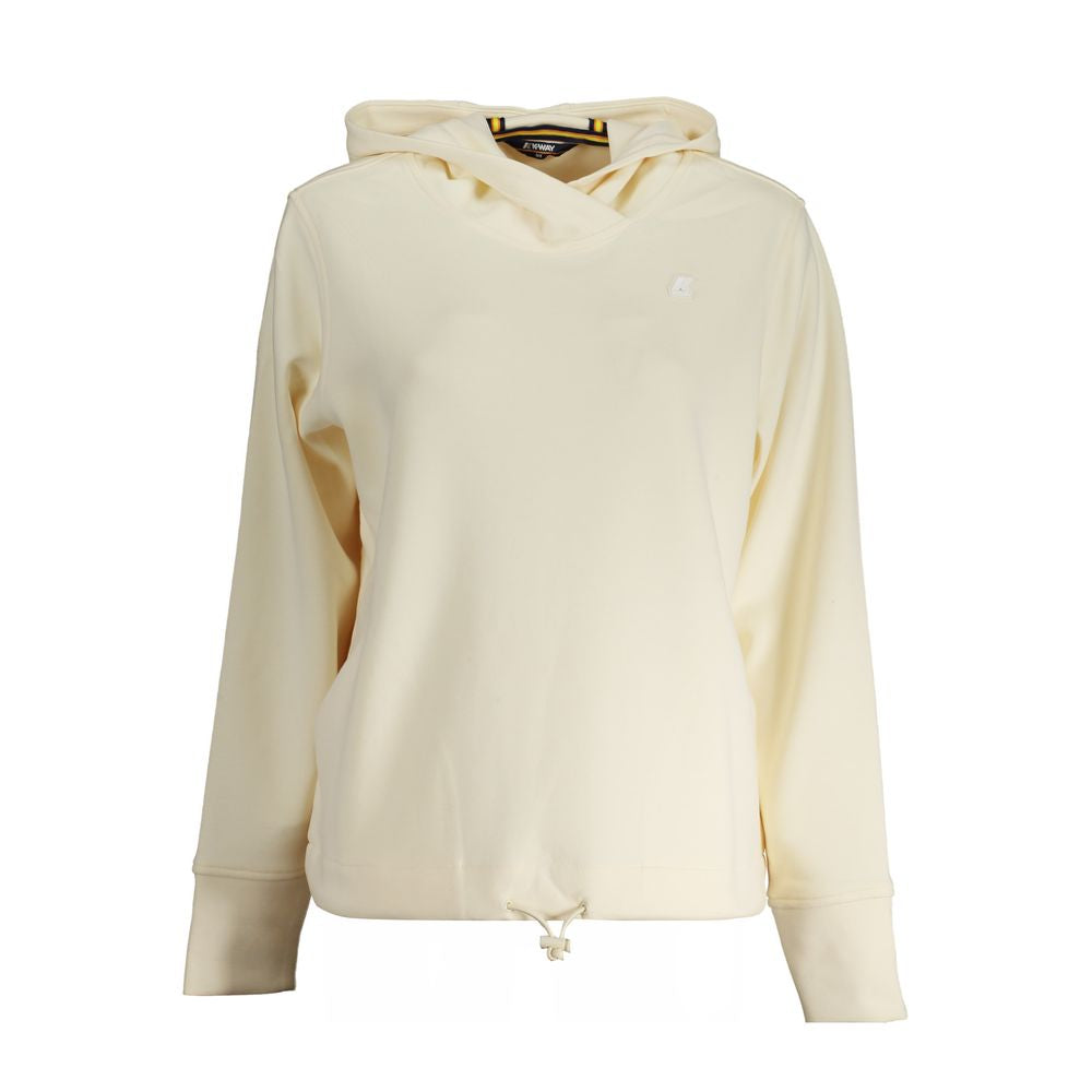 K-WAY Beige Polyester Women Hoodie K-WAY