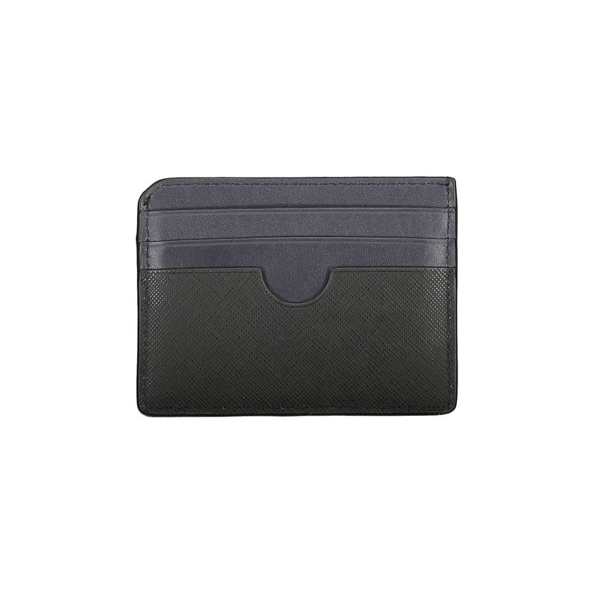Tommy Hilfiger Black Leather Men Wallet Tommy Hilfiger