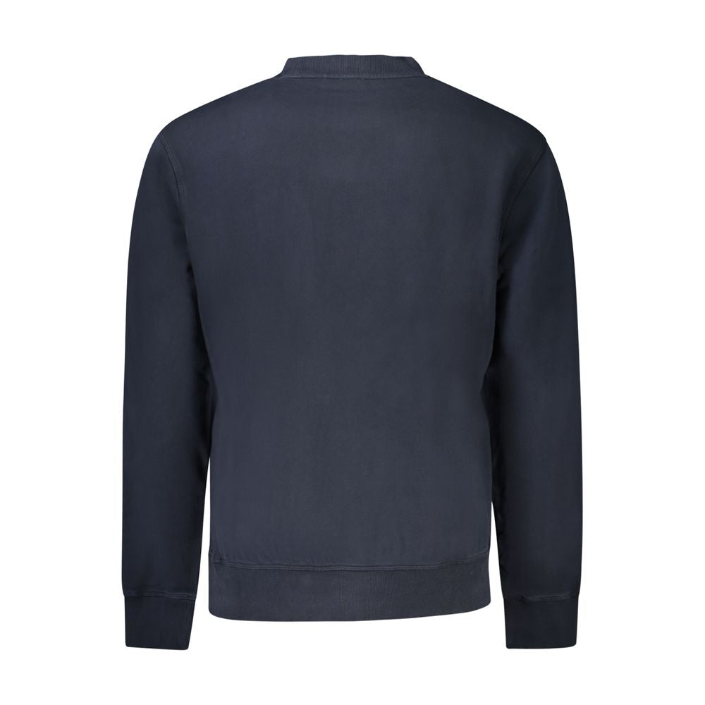 Hugo Boss Blue Cotton Men Sweater Hugo Boss