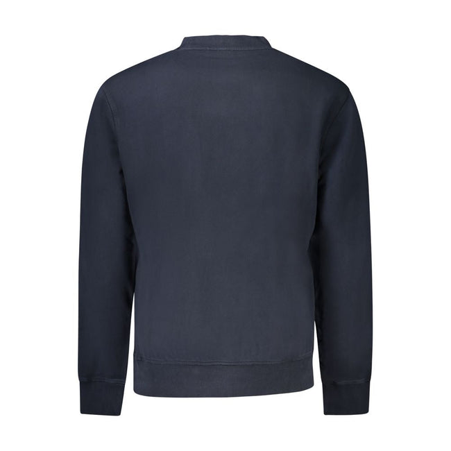 Hugo Boss Blue Cotton Men Sweater Hugo Boss