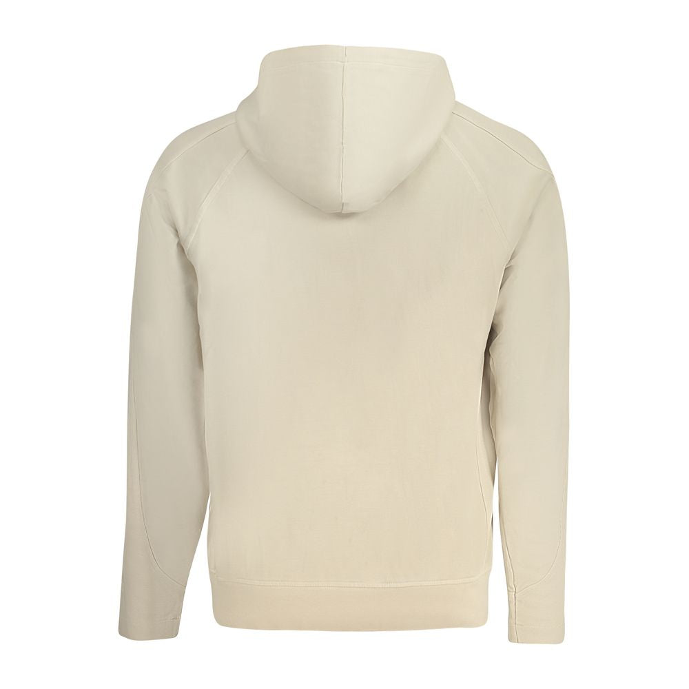 Hugo Boss Beige Cotton Men Hoodie Hugo Boss