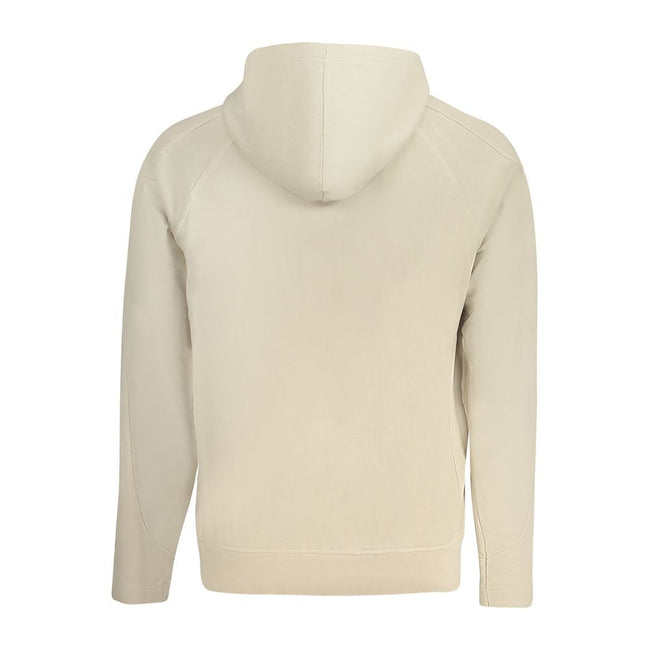 Hugo Boss Beige Cotton Men Hoodie Hugo Boss
